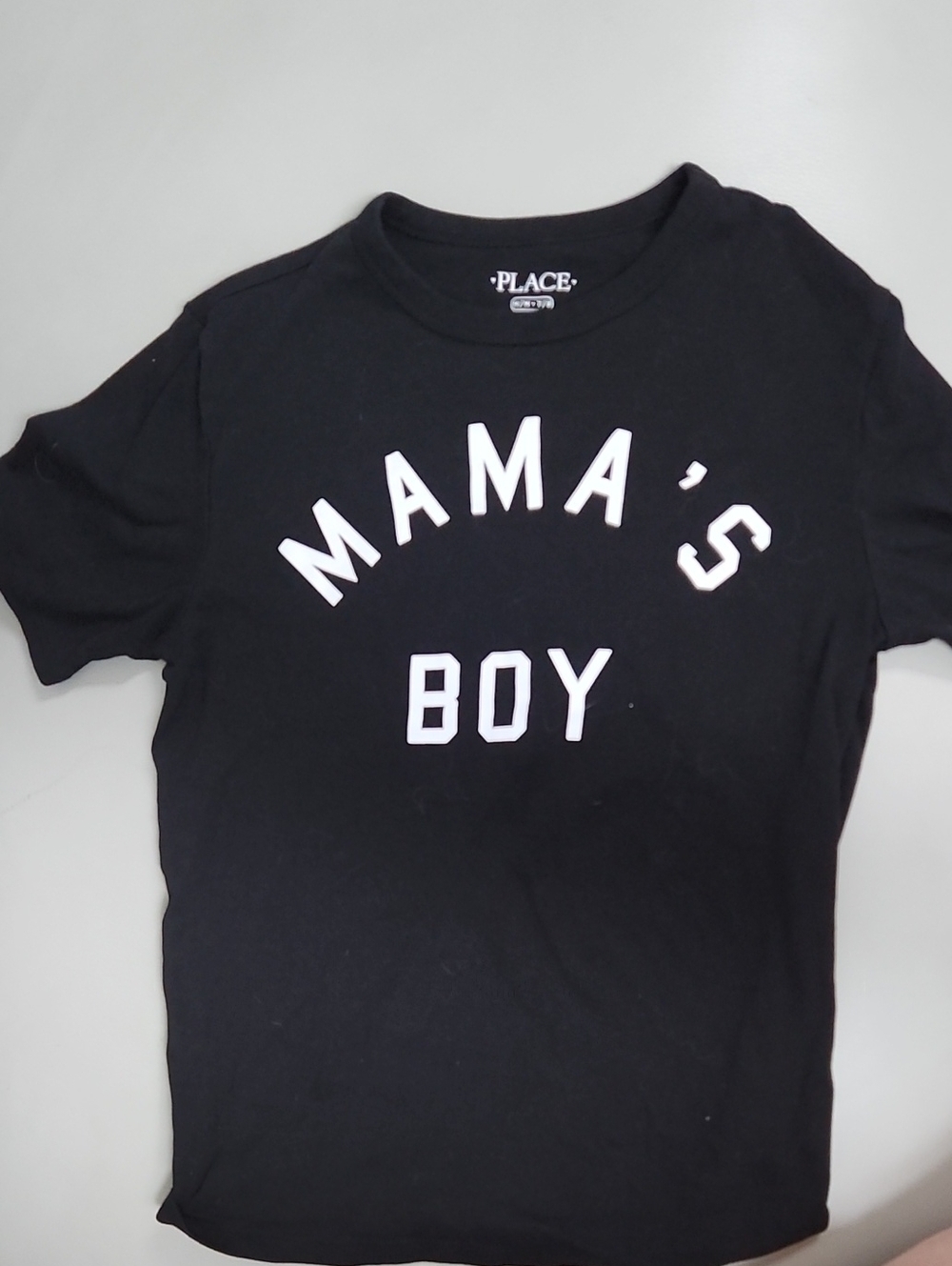 The Children's Place Black Mama's Boy Short Sleeve Tee